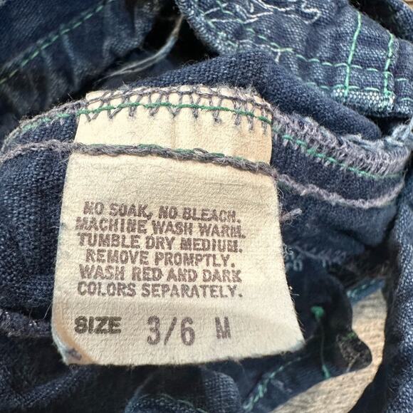 Vintage Osh Kosh Vestbak Nautical overalls romper made in USA 3/6 months - Picture 6 of 7